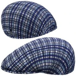 Prep Plaid Flatcap By Kangol -Stetson Speichern Prep Plaid Flatcap by Kangol blau.65203 rf2