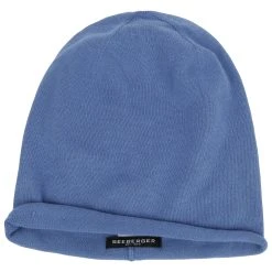 Rollrand Beanie By Seeberger -Stetson Speichern Rollrand Beanie by Seeberger blau.44872 1rf2
