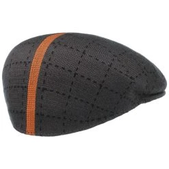 Safety Stripe 504 Flatcap By Kangol -Stetson Speichern Safety Stripe 504 Flatcap by Kangol dunkelgrau.61230 3rf23