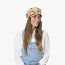 Saleva Flower Ballonmütze By Seeberger -Stetson Speichern Saleva Flower Ballonmuetze by Seeberger.61513 7