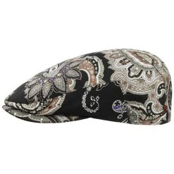 Servalo Paisley Flatcap By Alfonso DEste -Stetson Speichern Servalo Paisley Flatcap by Alfonso D Este schwarz.61684 rf4