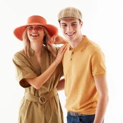 Sidney Check Leinen Flatcap By Mayser