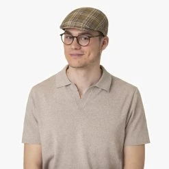 Sidney Check Leinen Flatcap By Mayser -Stetson Speichern Sidney Check Leinen Flatcap by Mayser.62097 8