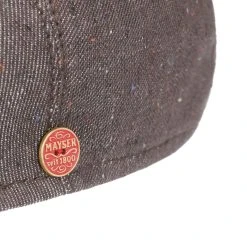 Simon Colour Spots Flatcap By Mayser -Stetson Speichern Simon Colour Spots Flatcap by Mayser braun.62111 4rf11