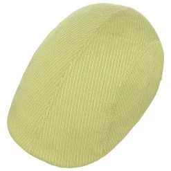 Stripe Cotton Mix Flatcap By Mayser