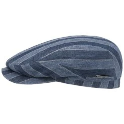 Talcott Stripes Flatcap By Stetson -Stetson Speichern Talcott Stripes Flatcap by Stetson blau.60747 rf2