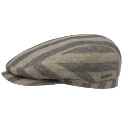 Talcott Stripes Flatcap By Stetson -Stetson Speichern Talcott Stripes Flatcap by Stetson grau.60747 rf13