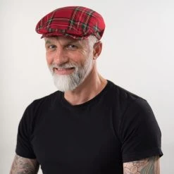 Tartan Schottenkaro Flatcap By Lipodo -Stetson Speichern Tartan Schottenkaro Flatcap by Lipodo.43527 8