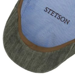 Tevalo Leinen Flatcap By Stetson -Stetson Speichern Tevalo Leinen Flatcap by Stetson oliv.60740 2rf14