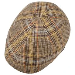 Texas Colour Check Leinen Flatcap By Stetson -Stetson Speichern Texas Colour Check Leinen Flatcap by Stetson braun.60850 1rf11