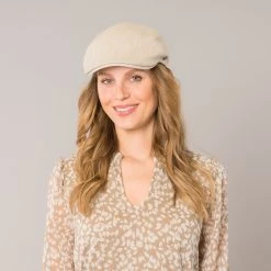 Timothy Leinen-Baumwolle Flatcap By Lierys -Stetson Speichern Timothy Leinen Baumwolle Flatcap by Lierys.56163 7