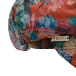 Tivena Flower Ballonmütze By Seeberger -Stetson Speichern Tivena Flower Ballonmuetze by Seeberger rot.64894 4rf3