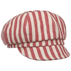 Tropy Stripe Ballonmütze By Seeberger -Stetson Speichern Tropy Stripe Ballonmuetze by Seeberger rot.61517 rf3
