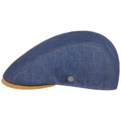 Twotone Jeans Leinen Flatcap By Lierys -Stetson Speichern Twotone Jeans Leinen Flatcap by Lierys denim.53397 rf38