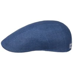 Uni Sustainable Linen Flatcap By Stetson -Stetson Speichern Uni Sustainable Linen Flatcap by Stetson blau.63966 rf2