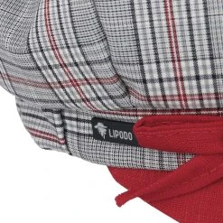 Velamie Check Ballonmütze By Lipodo -Stetson Speichern Velamie Check Ballonmuetze by Lipodo grau rot.61668 4rf181