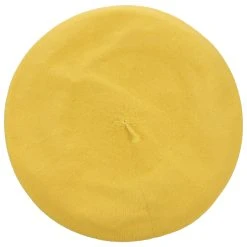 Viskose Baskenmütze By Barascon -Stetson Speichern Viskose Baskenmuetze by Barascon gelb.60901 1rf45