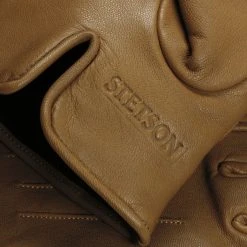 Waxed Ziegenleder Handschuhe By Stetson -Stetson Speichern Waxed Ziegenleder Handschuhe by Stetson camel.59342 4rf46