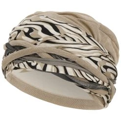 Zebra Mix Turban By Christine Headwear -Stetson Speichern Zebra Mix Turban by Christine Headwear hellbeige.62602 rf47