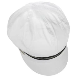 Zip Cotton Ballonmütze By Seeberger -Stetson Speichern Zip Cotton Ballonmuetze by Seeberger wei .64872 1rf5