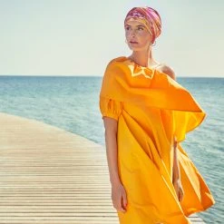 Zoya Shades Of Red Turban By Christine Headwear